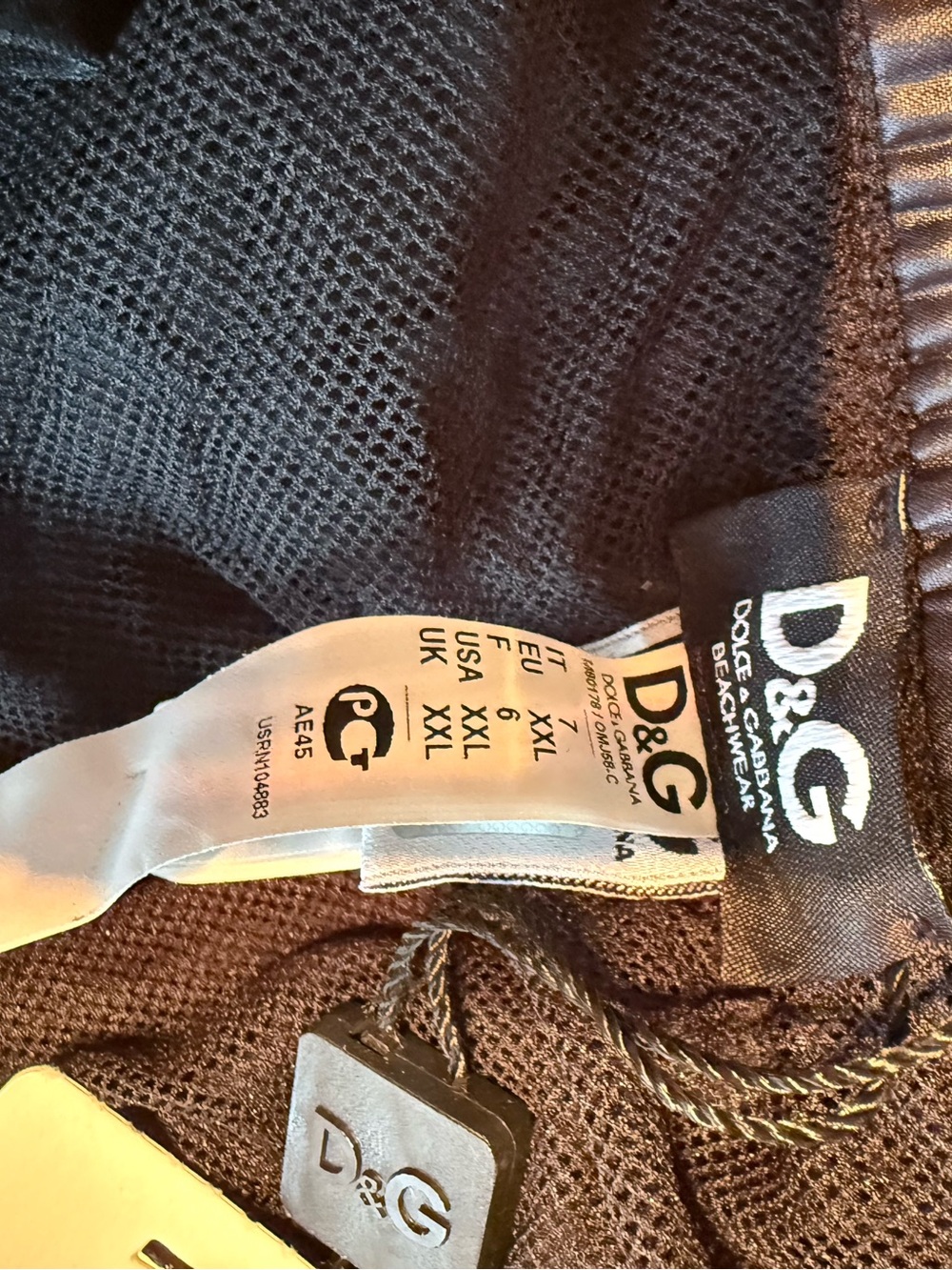 Dolce & Gabbana D&G Beachwear Swim Trunks XXL Blue NWT - Picture 5 of 5